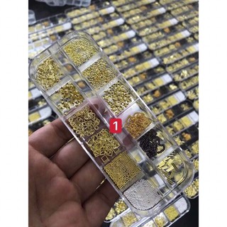 khay phụ kiện xích xà cừ đá trang trí móng
