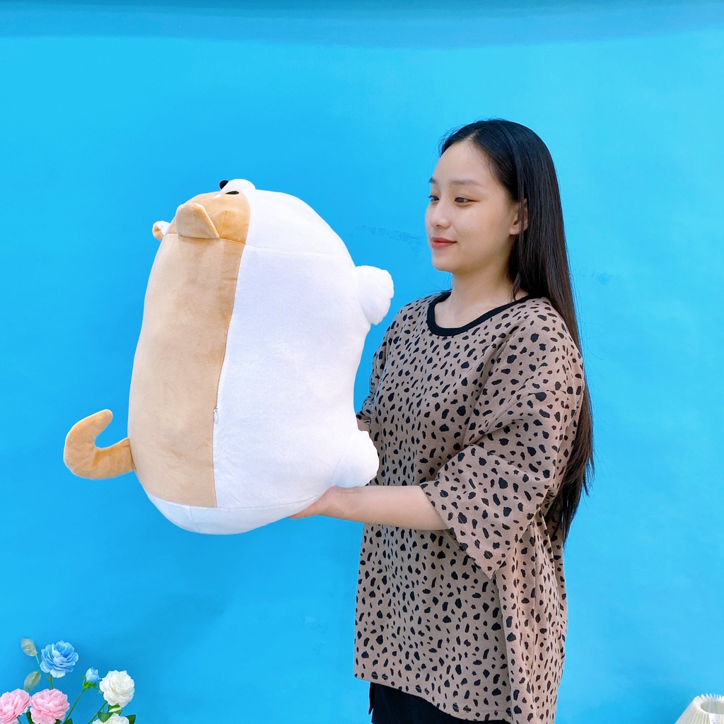 Gấu Bông Chó Corgi Mập Tròn, Gấu Bông Quà Tặng Cao Cấp Tazin