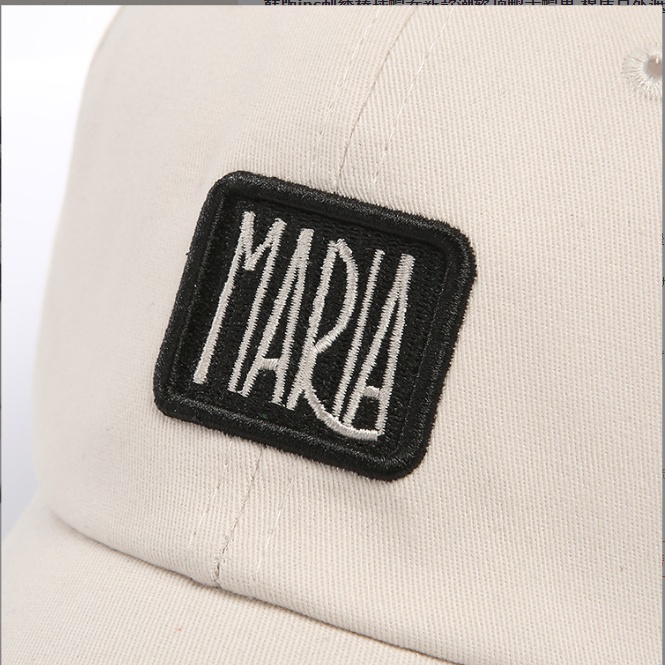 Mũ lưỡi trai ❤️ Nón kết thêu hình chữ MARIA chất nỉ nhung cao cấp form unisex nam nữ