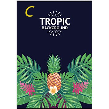 BỘ TRANH TREO TƯỜNG LÁ NGHỆ THUẬT - TRANH TREO TROPIC - TRANH LÁ CÂY MÀU XANH