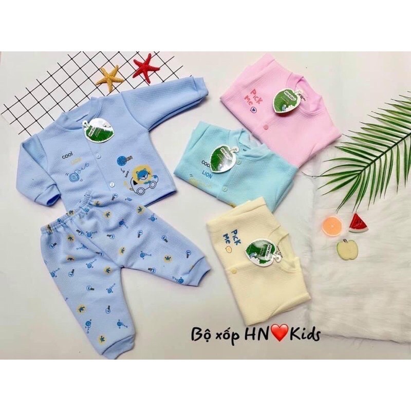 Bộ nỉ bông HN Kids cho bé 3-13kg
