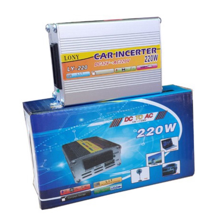 Bộ Chuyển Đổi Nguồn Điện 12V Lên 220V - 220W