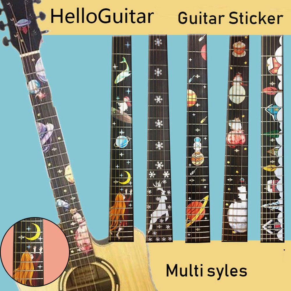 Sticker Dán Trang Trí Đàn Guitar Điện Chất Lượng Cao