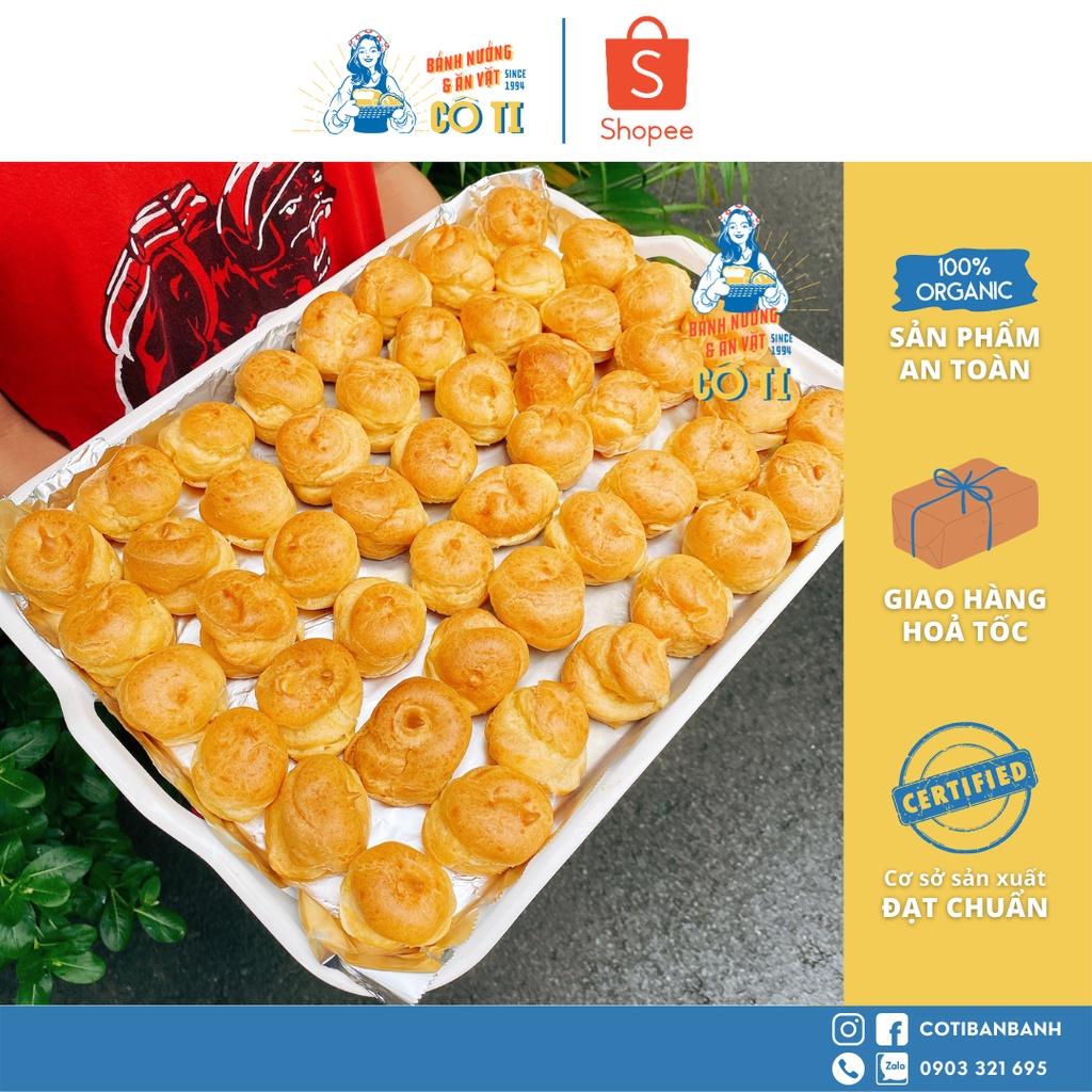 Bánh Su Kem Thơm Ngon Béo Ngậy Nhà CÔ TI