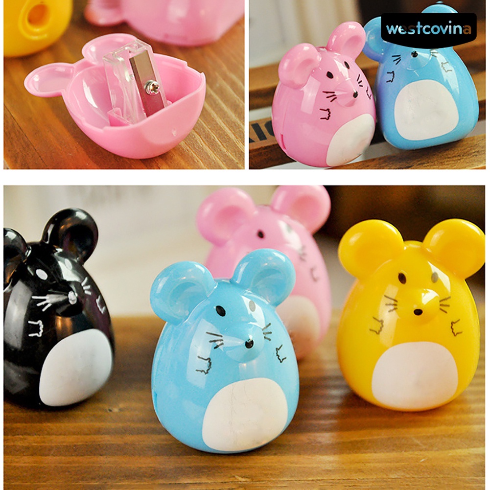 [Hot]✍Set 3 Dụng Cụ Gọt Bút Chì Hình Chú Chuột Dễ Thương