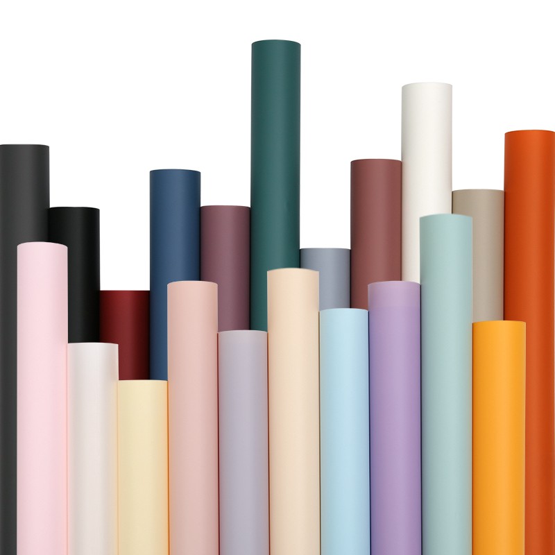 Giấy Gói Hoa Bóng Mờ Trơn 60cm x60 cm 20 tờ