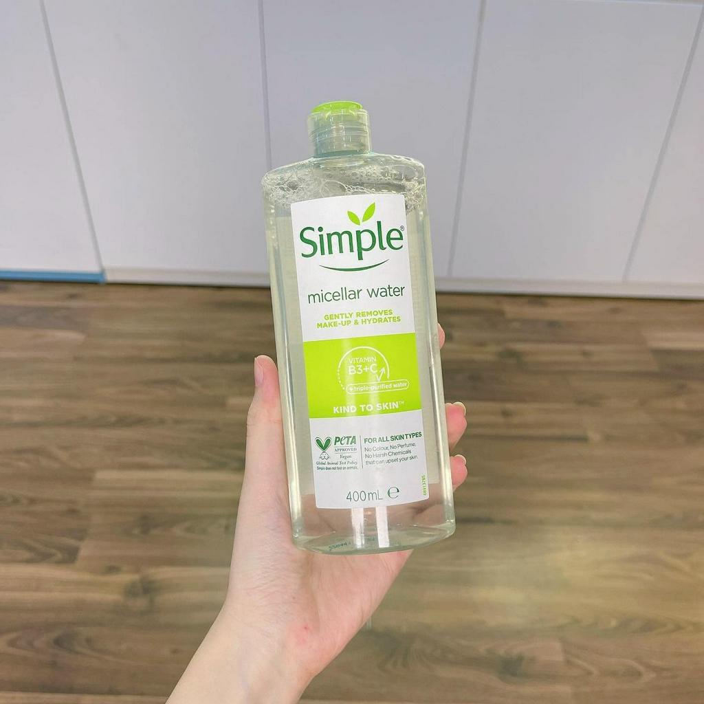 Tẩy trang simple chính hãng, tặng nạ