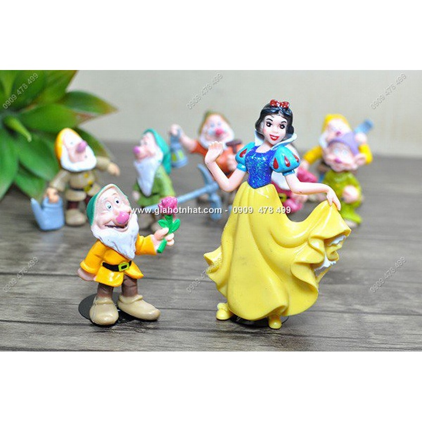 Bộ Nhân Vật Bạch Tuyết Và 7 Chú Lùn Nhảy Múa - 7990.3