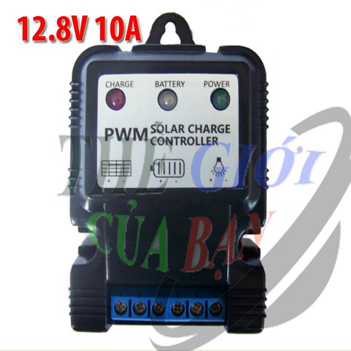 Bộ sạc năng lượng mặt trời và điều khiển bóng đèn 12.8V 10A [ sử dụng pin 32650 ]