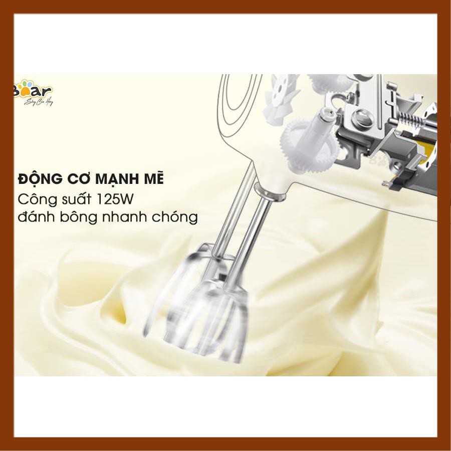 Máy Đánh Trứng Cầm Tay Mini Bear, Máy Đánh Kem, Trộn Bột Nhỏ Gọn Dùng Cho Gia Đình_Bảo Hành Chính Hãng 1 Năm_Lỗi 1 Đổi 1