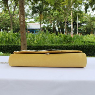 Ví Clutch S Dự Tiệc - Màu Vàng [+ 3 Tất]
