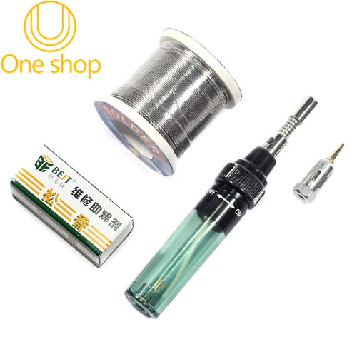 Combo Máy Hàn Khò Gas MT-100 + Cuộn thiếc SOLDER OK-100g + 01 Nhựa Thông Hộp