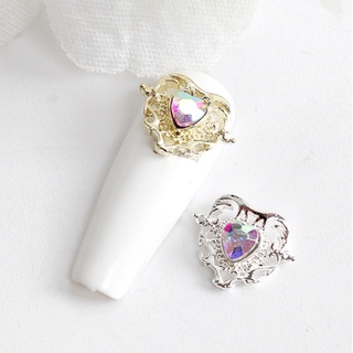 Charm Trái Tim Cổ Điển Đủ Màu Đính Móng