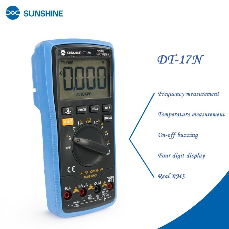 Đồng hồ đo điện vạn năng DT-17N Sunshine - Đồng hồ Vom DT-17N chính hãng