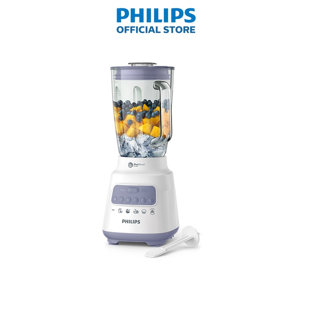 Máy xay sinh tố Philips HR2222 cối thủy tinh - Hàng chính hãng