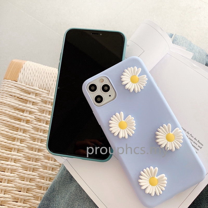 Ốp Lưng Tpu Mềm In Hình Hoa Cúc 3d Cho Oppo A1K A71 A71K A77 Realme 5 6 Pro 5i 5s Narzo 20 Pro | BigBuy360 - bigbuy360.vn