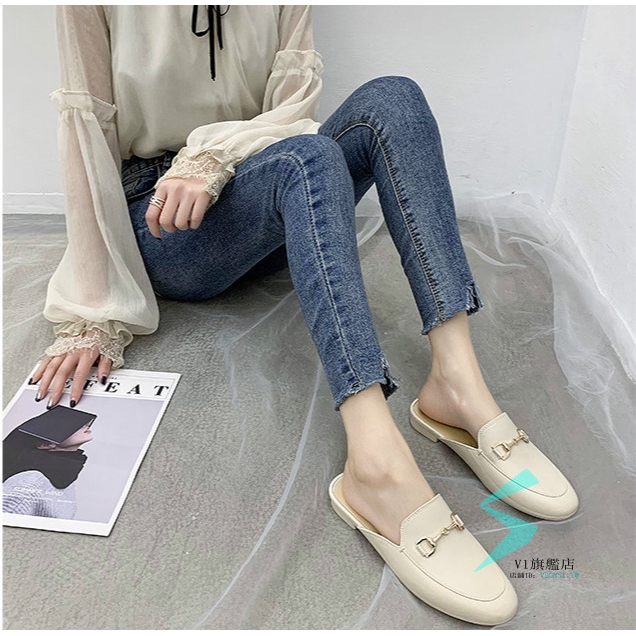 [ Mã 66CBSALE giảm 30K đơn 200K] Giày lười đế phẳng bằng nhựa và cao su dành cho bạn nữ | BigBuy360 - bigbuy360.vn