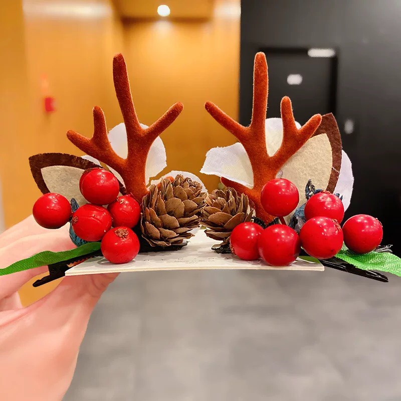 Set Kẹp Tóc Noel, Kẹp Tóc Giáng Sinh Nhiều Hoạ Tiết Dễ Thương