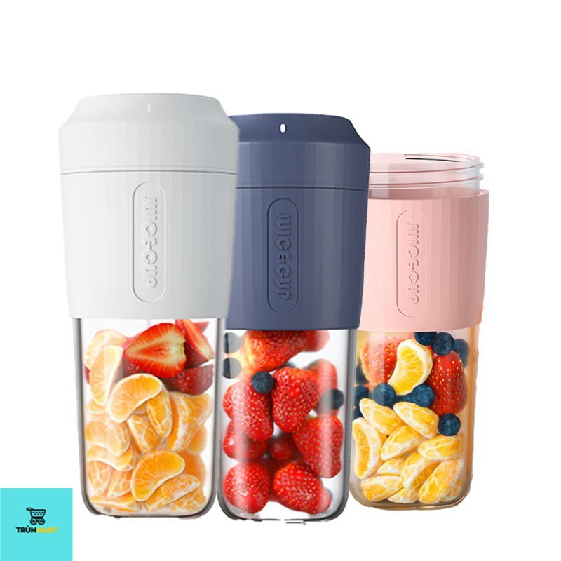 Trùm Giá Tốt - Máy Xay Sinh Tố Cầm Tay dung tích 450ML, Dung Lượng Pin 300Mah Juice Cup