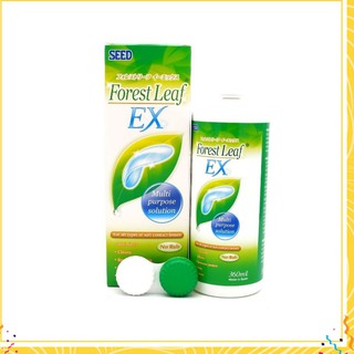 Dung dịch ngâm rửa khử trùng, nước ngâm lens Seed kính áp tròng ForestLeaf thương hiệu số 1 Nhật Bản 360ml