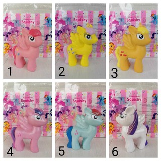 Đồ Chơi BóP SQUISHY HìNh NgựA Pony Dễ Thương
