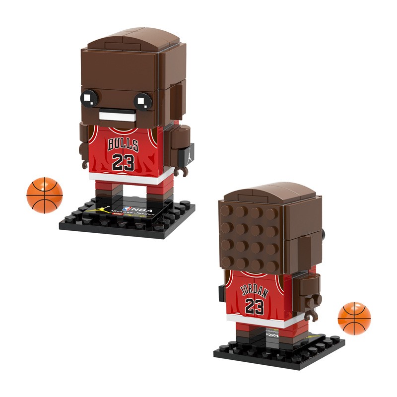 Bộ Đồ Chơi Lego Xếp Hình Cầu Thủ Bóng Rổ Kobe Bryant Michael Jordan