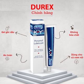 Gel Bôi Trơn DUREX KY 50g Tạo Ẩm Tự Nhiên - Típ Gel bôi trơn Durex Ky Thái lan 50ml siêu an toàn
