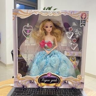 Búp Bê Barbie Cỡ Lớn Cao 30 cm Tặng Kèm Phụ Kiện - Đồ Chơi Búp Bê Elsa Công Chúa Cho Trẻ Em – 312