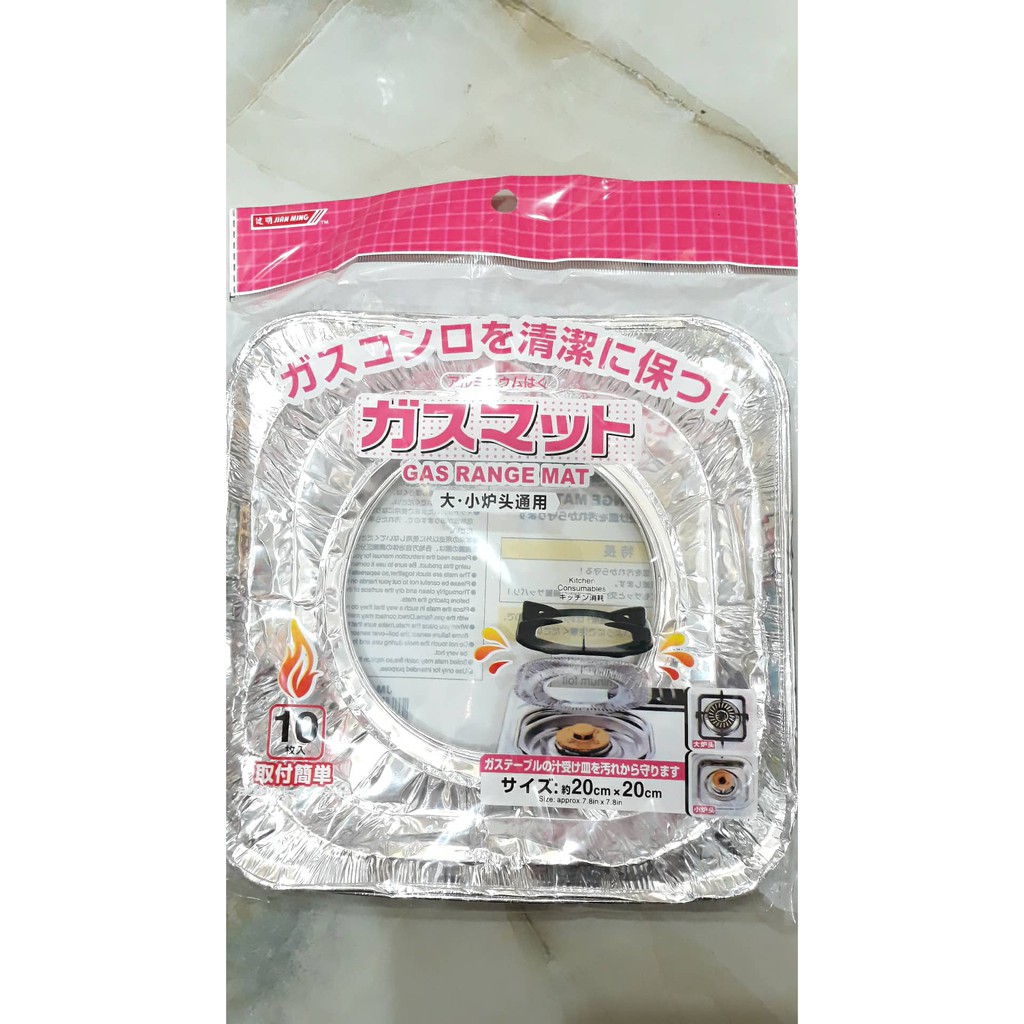 Miếng giấy bạc lót bếp Gas