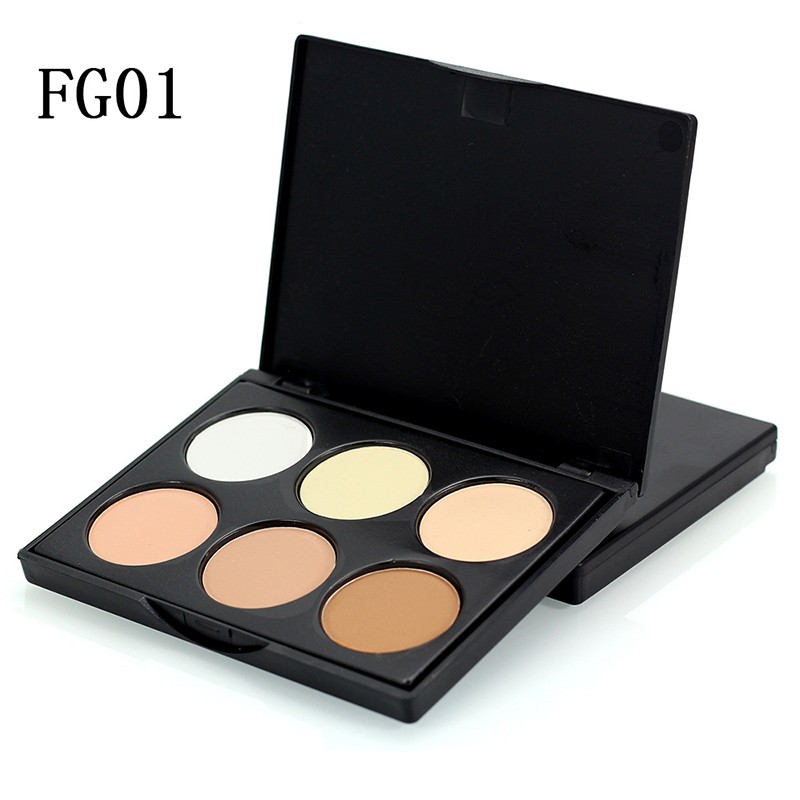 (hàng Mới Về) Bảng Phấn Nén 6 Màu Trang Điểm Tạo Khối Má Hồng Đa Năng | BigBuy360 - bigbuy360.vn