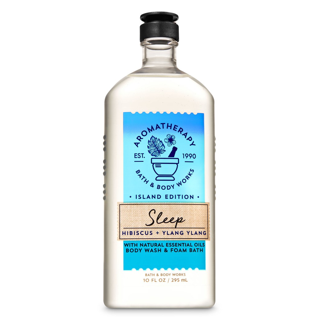 SỮA TẮM THƯ GIÃN BATH & BODY WORKS AROMATHERAPY SLEEP HIBICUS + YLANG YLANG 295ML