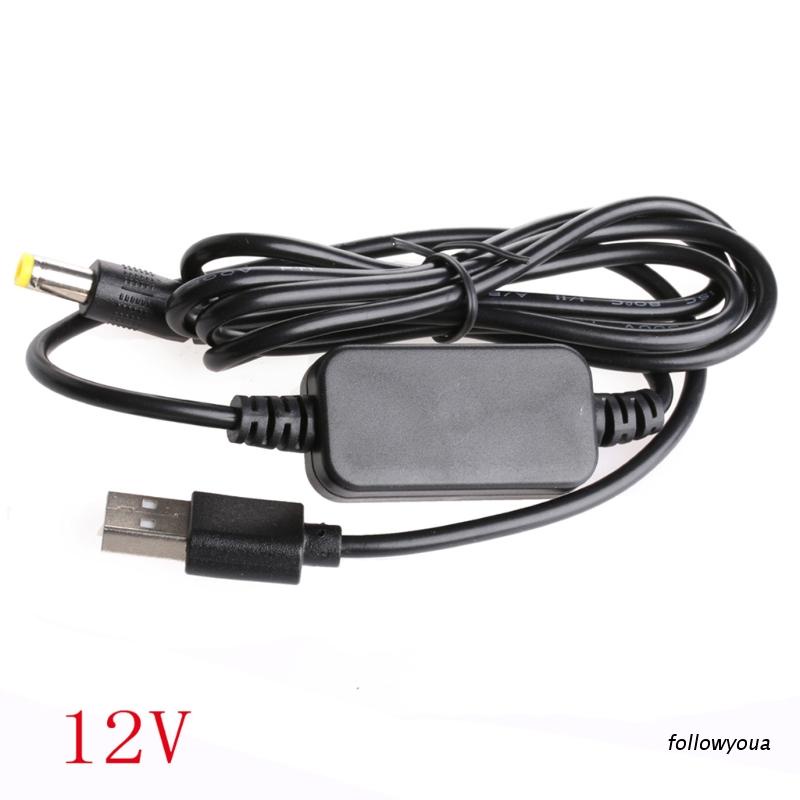 Cáp chuyển đổi nguồn DC-DC USB 5V sang 9V / 12V giắc cắm DC 5.5mmx2.1mm