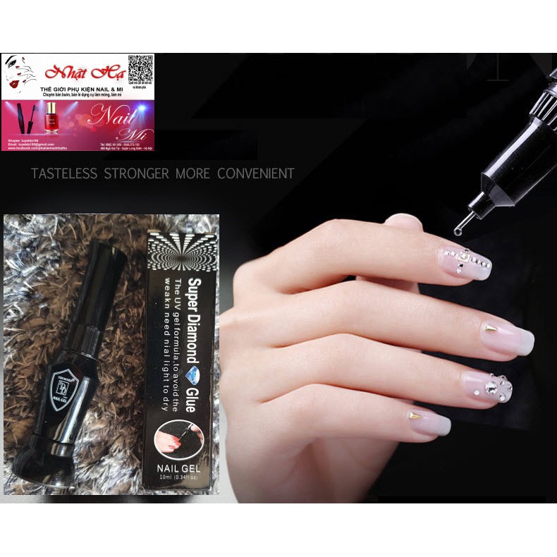 Keo Gel Đính Đá 2 trong 1 Cực Chắc và Bền Super Diamond- Dạng Bút Cầm Dễ Thao Tác