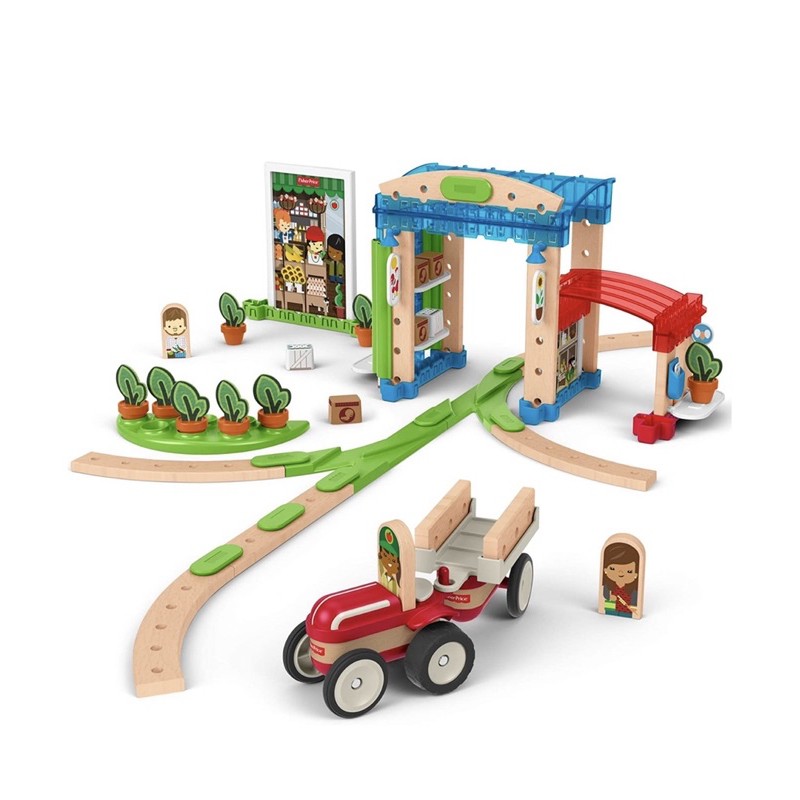 Bộ đồ chơi Fisher Price xây dựng vòng quanh thị trấn