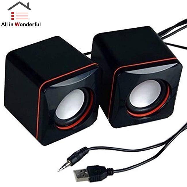 Loa Máy Tính Mini Có Dây Cổng Usb