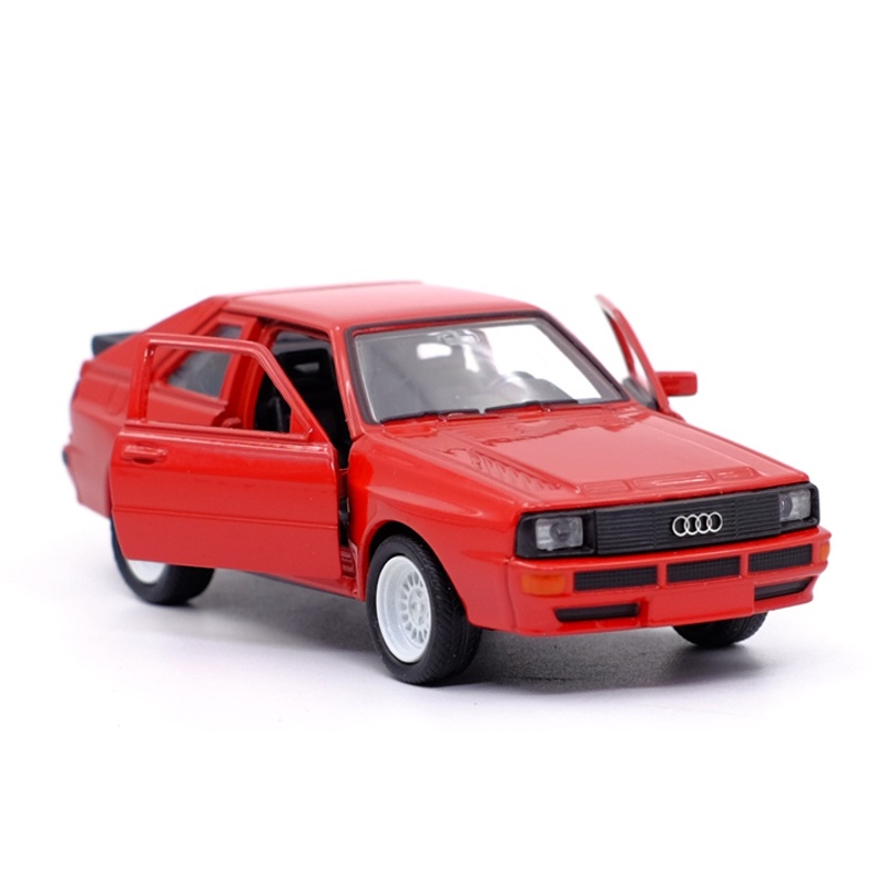 Willie WELLY 1986 AUDI Sport Quattro Xe Thể Thao Hợp Kim Xe Ô Tô Mẫu 1: 36 Kéo Lại Mở Cửa Bé Trai Trẻ Em Hợp Kim Đồ Chơi Xe Ô Tô