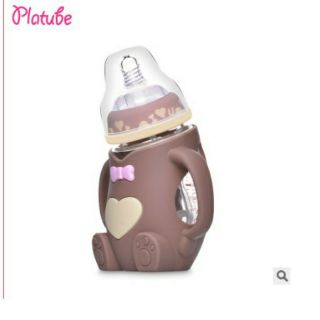 Bình sữa gấu siêu cute 240ml, cho bé 0-12 tháng