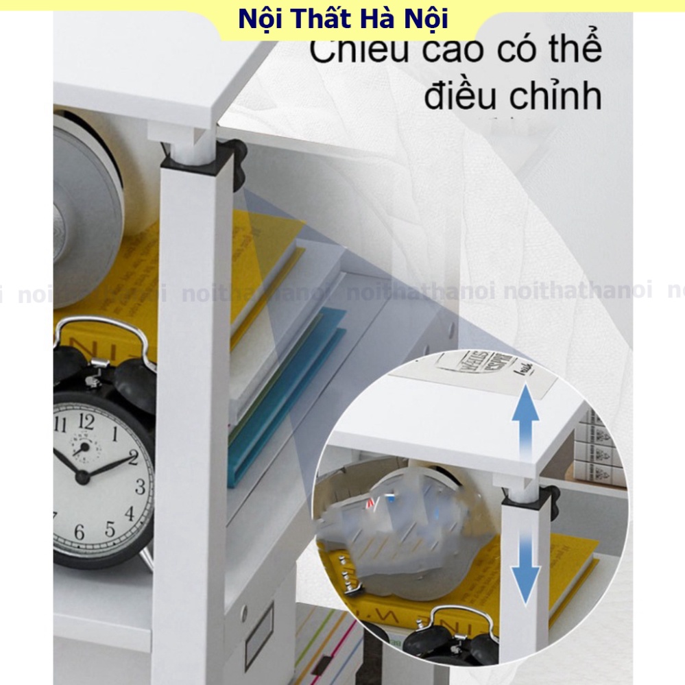 Bàn Làm Việc Thông Minh nâng hạ chiều cao ngồi giường ngồi ghế sofa và có bánh xe di chuyển