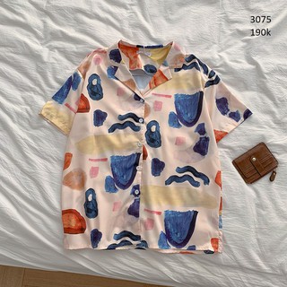 Áo sơ mi họa tiết