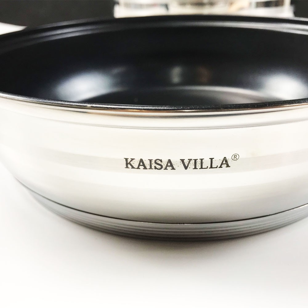 (Tặng bộ đũa khảm chai)Bộ nồi 6 món kaisavilla đáy 5 tầng hàng nhập khẩu đức️🥊Bảo Hành 10 Năm️🥊hàng chất lượng loại 1