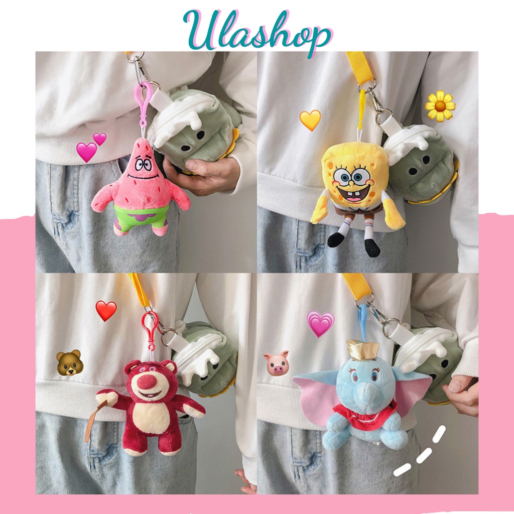 ULAPK067 MÓC KHÓA TỔNG HỢP, MÓC KHÓA TREO BALO TÚI XÁCH THÚ BÔNG DỄ THƯƠNG