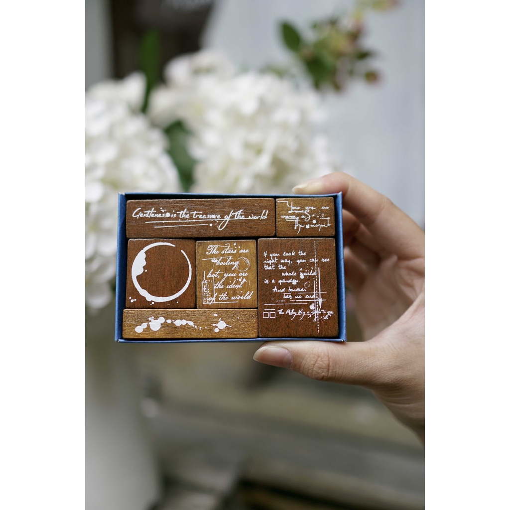 Bộ con dấu vintage - bộ chữ viết tay