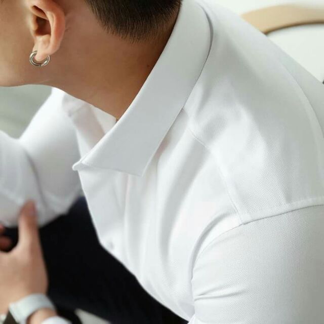 Sơ mi trắng soái ca vải lụa thái cao cấp ,không nhăn, không xù, bao đẹp - SM43 | BigBuy360 - bigbuy360.vn