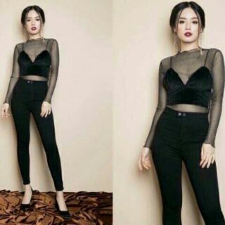 Áo Bra Satin 2 dây phi bóng 8 nấc cài