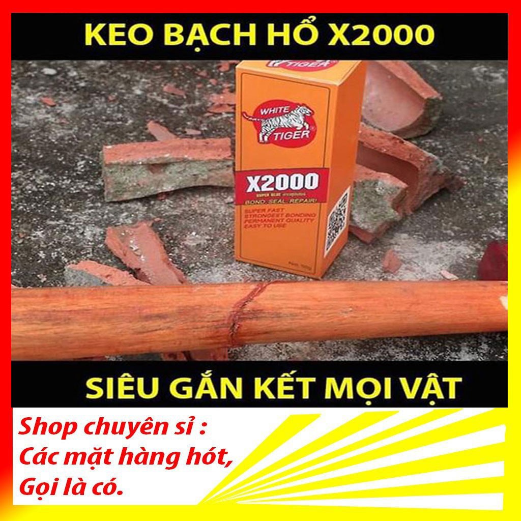 [GIÁ SỈ] Keo dán đa năng siêu dính X2000 dán được mọi vật liệu _ dán gỗ, thủy tinh, kim loại, sắt, gốm sứ, nhựa