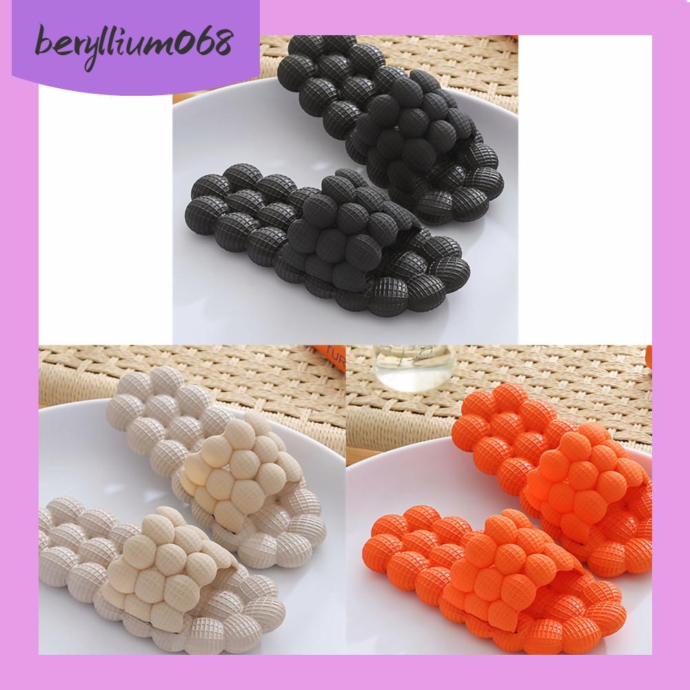 Beryllium068 Dép nam nữ có kết cấu đế mềm đàn hồi chống trượt Thời trang khô nhanh cho ngoài trời trong nhà