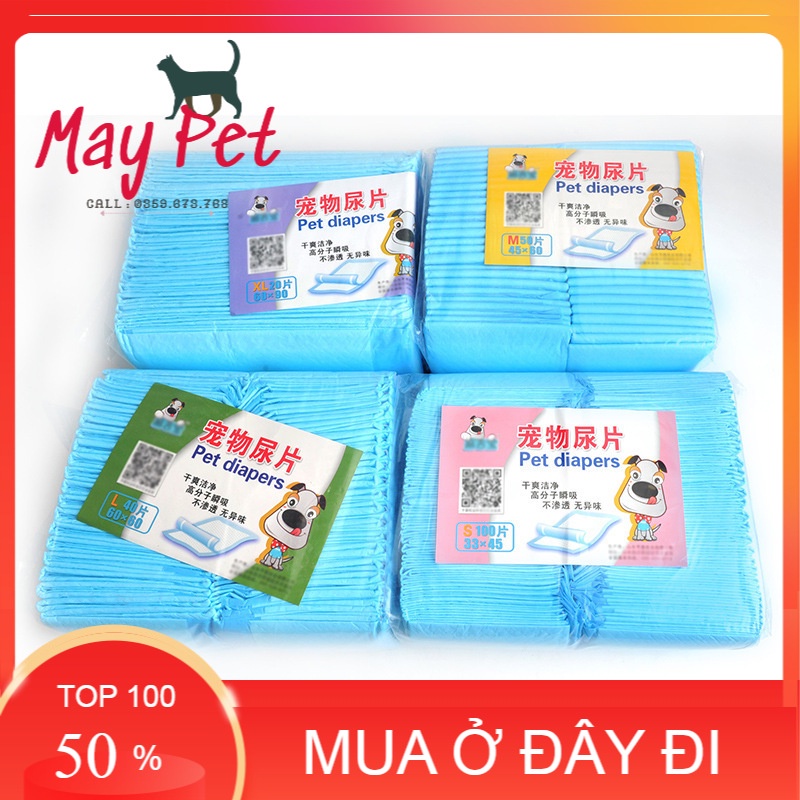 Tấm miếng tã lót vệ sinh chó mèo thú cưng size S, M, L, XL8