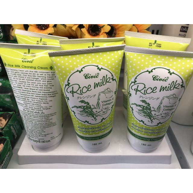 Sữa rửa mặt gạo Civic Rice Milk Thái Lan 180ml
