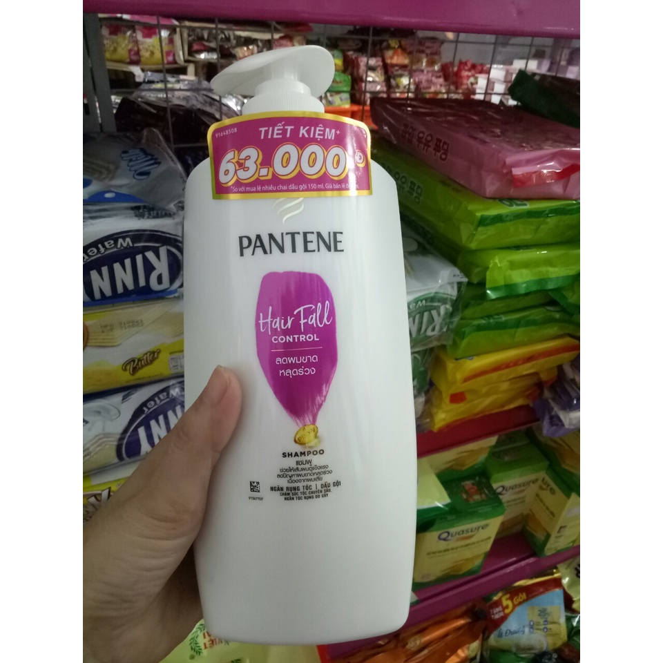 DẦU GỘI PANTENE NGĂN RỤNG TÓC THÁI CHAI VÒI 900ML