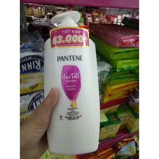 Dầu gội pantene ngăn rụng tóc thái chai vòi 900ml